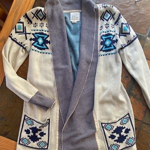 Tribal cardigan, perfect fall sweater!